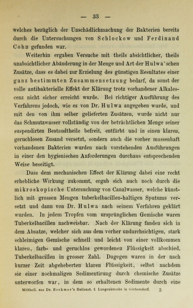 Mittheilungen Aus Dr Brehmer S Heilanstalt F R Lungenkranke In