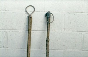 view Two stick twitches (for horses).