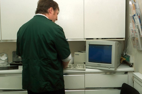 Veterinary practice, consulting room