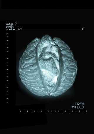 Open Minded, artwork of the brain