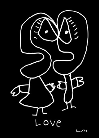 Love, hand drawn illustration