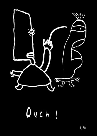 Pain, hand drawn illustration