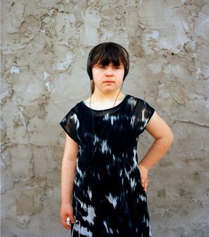 view Teenage girl with Down's syndrome