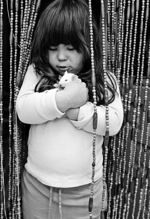Young girl with Down's syndrome