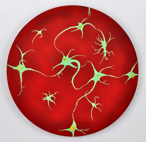 Neurones connecting, artwork