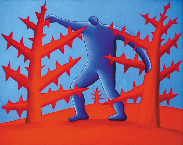 The pain of it all, emotional cancer journey, artwork