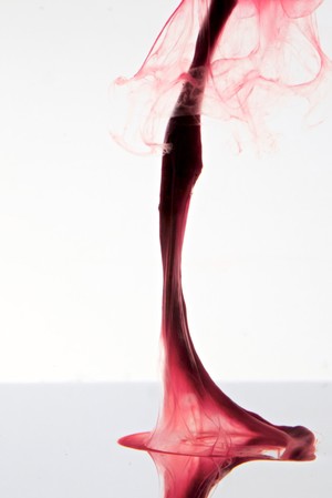 view Menstrual blood, artwork title "Red Dress 2"