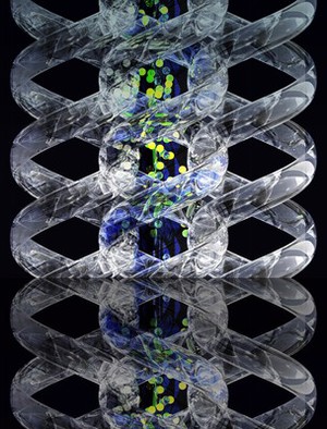 view Synthetic DNA channel transporting cargo across membranes