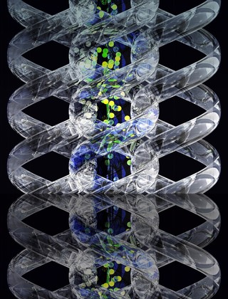 Synthetic DNA channel transporting cargo across membranes