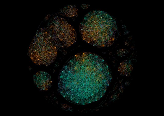 Bacterial microbiome mapping, bioartistic experiment