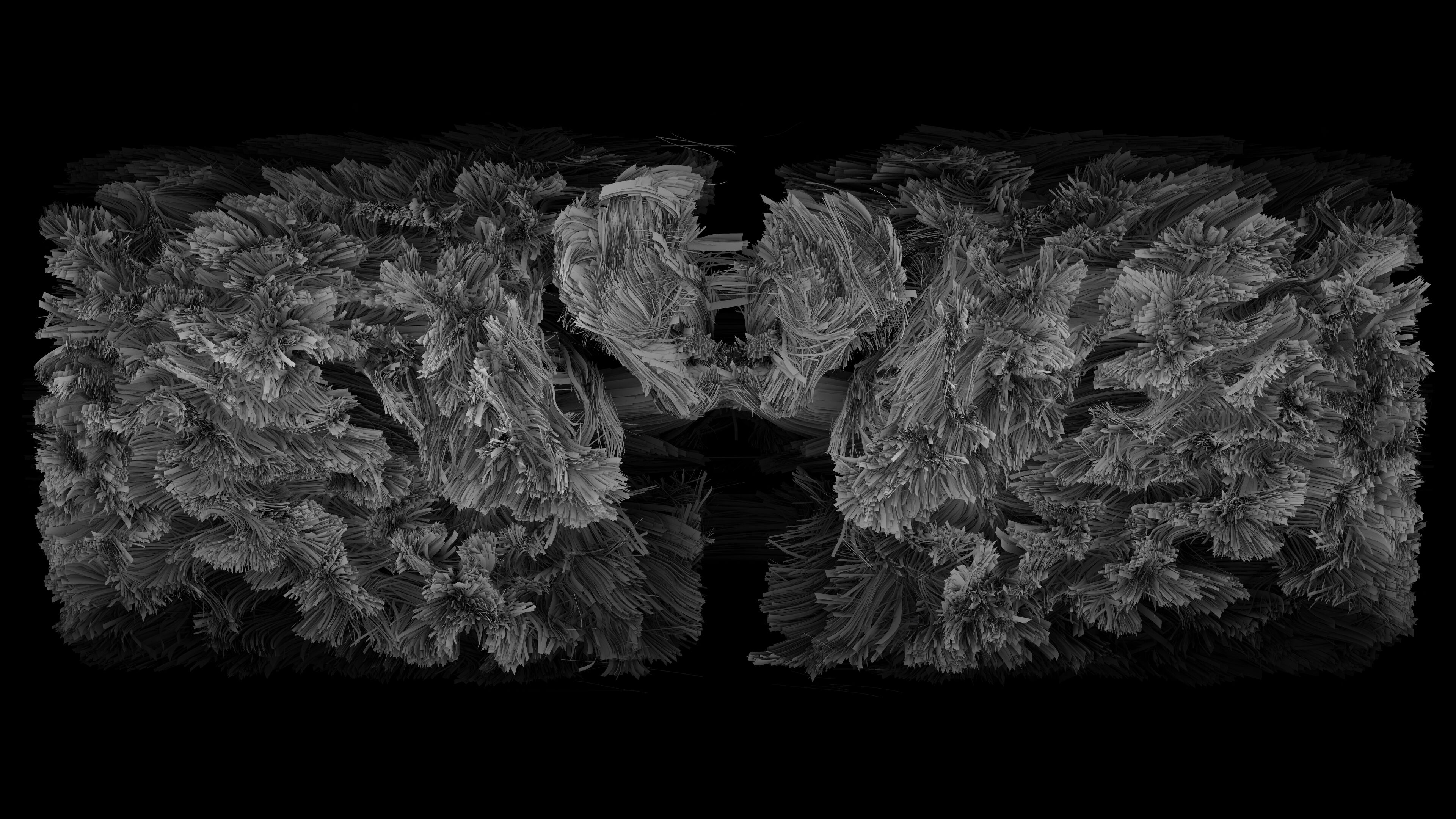 Unfolded brain, MRI