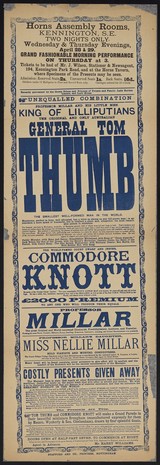 King of Lilliputians : the original and only Australian General Tom Thumb, the smallest well-formed man in the world... the world-famed court dwarf and jester, Commodore Knott.