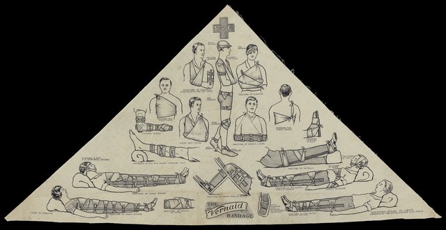 The Vernaid bandage : registered design no. 710438 : approved by Sir James Cantlie. K.B.E., F.R.C.S. / V. & Co. Ltd.