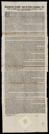 Carolus der Sechste von Gottes Genaden Erwöhlter Römischer Kayser zu allen Zeiten Mehrer deß Reichs, König in Spanien, Hungarn un Böhaimb etc. : Entbieten allen und jeden Unseren Hof-Raths-Praesidenten, Vitzthumben ... Unseren Gruß und Gnad zuvor und fügen denselben zuwissen, demnach bekandt, was gestalten vor einem Jahr in dem Königreich Hungaren sich eine gefährliche Seuche gezaigt, welche anheur auch in dem Ertz-Hertzogthumb Under-Österreich under einigen Persohnen verspürret würdet ... München den 18 Monats-Tag Augusti, Anno 1713.