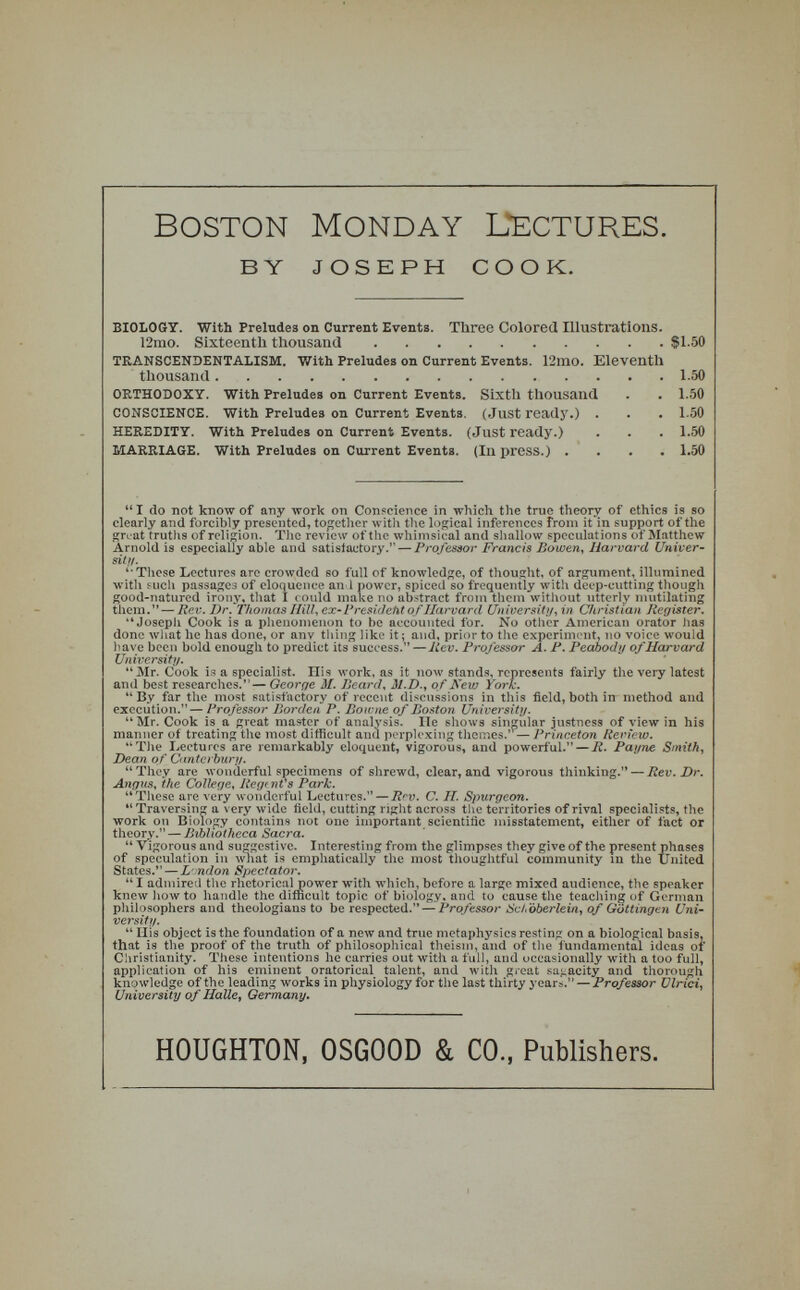 л I 3195SI Copyright, 1879, By JOSEPH COOK. All rights reserved. O'lfl wellcl^ie iMS I пи it i ^11. Cali No. 'Omeßi Franklin Press: otyped and Printed by ~\and, Avery, &• Co., Boston. 7Г~Т1