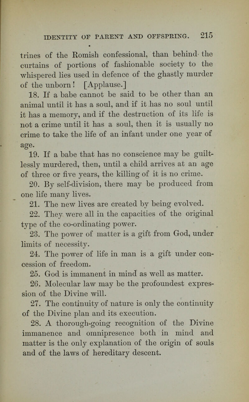 IX. SEVEN PRINCIPAL LAWS OF HEREDITY. THE NINETY-NINTH LECTURE IN THE BOSTON MONDAY LECTURESHIP, DELIVERED Ш TREMONT TEMPLE, FEB. 4.