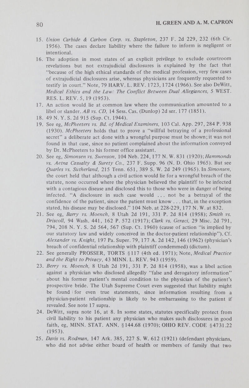82 H. GREEN AND A. M. CAPRON N. Y. DOMESTIC REL. LAW §13-aa (McKinney 1973) (marriage applicants) & N. Y. ED. LAW §903 (McKinney 1973) (school children); Va. Acts ch, 778 (1972) (school children); cf. ARIZ. REV. STAT. ANN. § §36-797.41 & -797.42 (1973) (school children by consent of parent). A new Domestic Relations Act proposed by the Chicago Bar Association in 1973 contains the provision (§ 206(d)) that a marriage license may only be issued upon presentation to the county clerk of a certificate signed by a licensed physician setting forth that such person ... is free from venerai disease, and has been advised of abnormalities which may cause birth defects, as nearly as can be determined by a thorough physical examination and such standard laboratory tests as are necessary for discovery of such diseases. 44. McCulloch vs. Maryland, 4 Wheat. 316 (1819). 45. New York vs. O'Neill, 359 U. S. 1, 6 (1959). 46. West Coast Hotel Co. vs. Parrish, 300 U. S. 379 (1937). 47. Meyer vi. Nebraska, 262 U. S. 390 (1923). The due process clause of the Fifth Amendment is binding on the federal government while the same clause in the Fourteenth Amendment controls state action. 48. 198 U. S.45 (1905). 49. Id. at 56. 50. Id. at 58. 51. United States vi. Carolene Products Co., 304 U. S. 104 (1938). See alsQ note 53 infra. 52. We shall discuss only the United States Constitution although many states have provisions in their constitutions which duplicate or resemble the federal requirements of due process and equal protection. To the extent that these state provisions track the national ones, they would probably impose the same restrictions on state genetic programs, and to the extent that the state provisions differ from the national there would be too many variations to discuss here. 53. The groundwork for this distinction was laid by Justice Stone in his famous fourth footnote in United States Carolene Products Co., 304 U. S. 144, 152 (1938). To the holding in the test that legislation affecting ordinary commercial transactions was not to be invalidated unless it was completely lacking in rational basis, he added a note that: There may be narrower scope for operation of the presumption of constitutionality when legislation appears on its face to be within a specific prohibition of the Constitution, such as those of the first ten amendments . . . Similar reasoning has also applied to fundamental rights not explicitly mentioned in the Bill of Rights. See text accompanying note 59 infra; see also Griswold vs. Connecticut, 381 U. S. 479, 482 (1965). 54. Although the equal protection clause of the Fourteenth Amendment is applicable by its terms only to state governmental action, its requirement of nondiscrimination has been extended to actions of the federal government under the Fifth Amendment. Boiling vs. Sharpe, ЪМ U. S. 497 (1954). 55. See eg, Sherhert vi. Verner, 374 U. S. 398 (1963) (religion);vs. Button, 371 U. S. 415 (1963) (speech). In some cases, explicit and implicit rights, plus the guarantee of equals protection of the laws, are mixed in together. See, for example, the cases dealing with the right to an equal, effective vote, Dunn vs. Blumstein, 405 U. S. 331 (1972); Williams vs. Rhodes, 393 U. S. 23 (1968); Harper l'i. Virginia Bd. of Elections, 383 U. S. 663 (1966); Reynolds vs. Sims, Ъ11 U.S. 533 (1964).