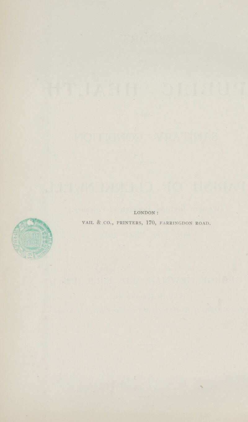 london : vail & co., printers, 170, farringdon road.