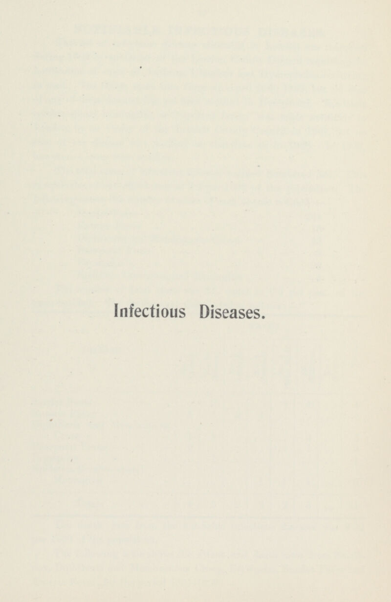 Infectious Diseases.