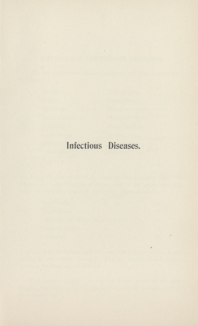 Infectious Diseases.