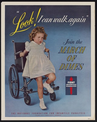 "Look! I can walk again" : join the March of Dimes : fight infantile paralysis / National Foundation for Infantile Paralysis.