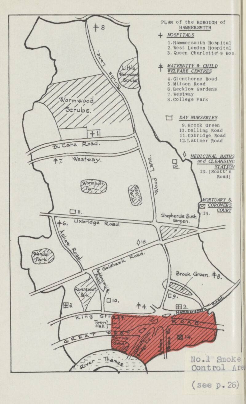 No.l Smoke Control Area (see p. 26)