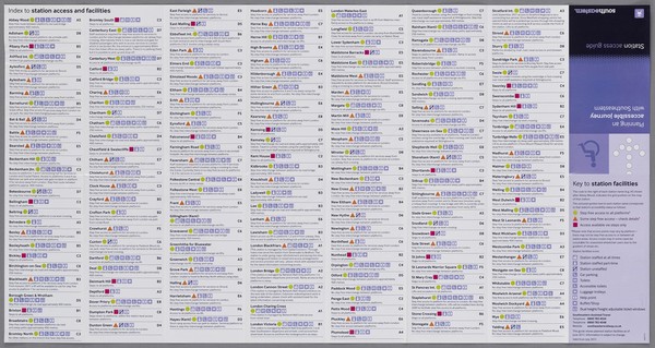 Planning an accessible journey with Southeastern : station access guide / Southeastern.
