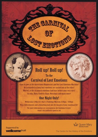 The carnival of lost emotions / The Centre for the History of the Emotions.