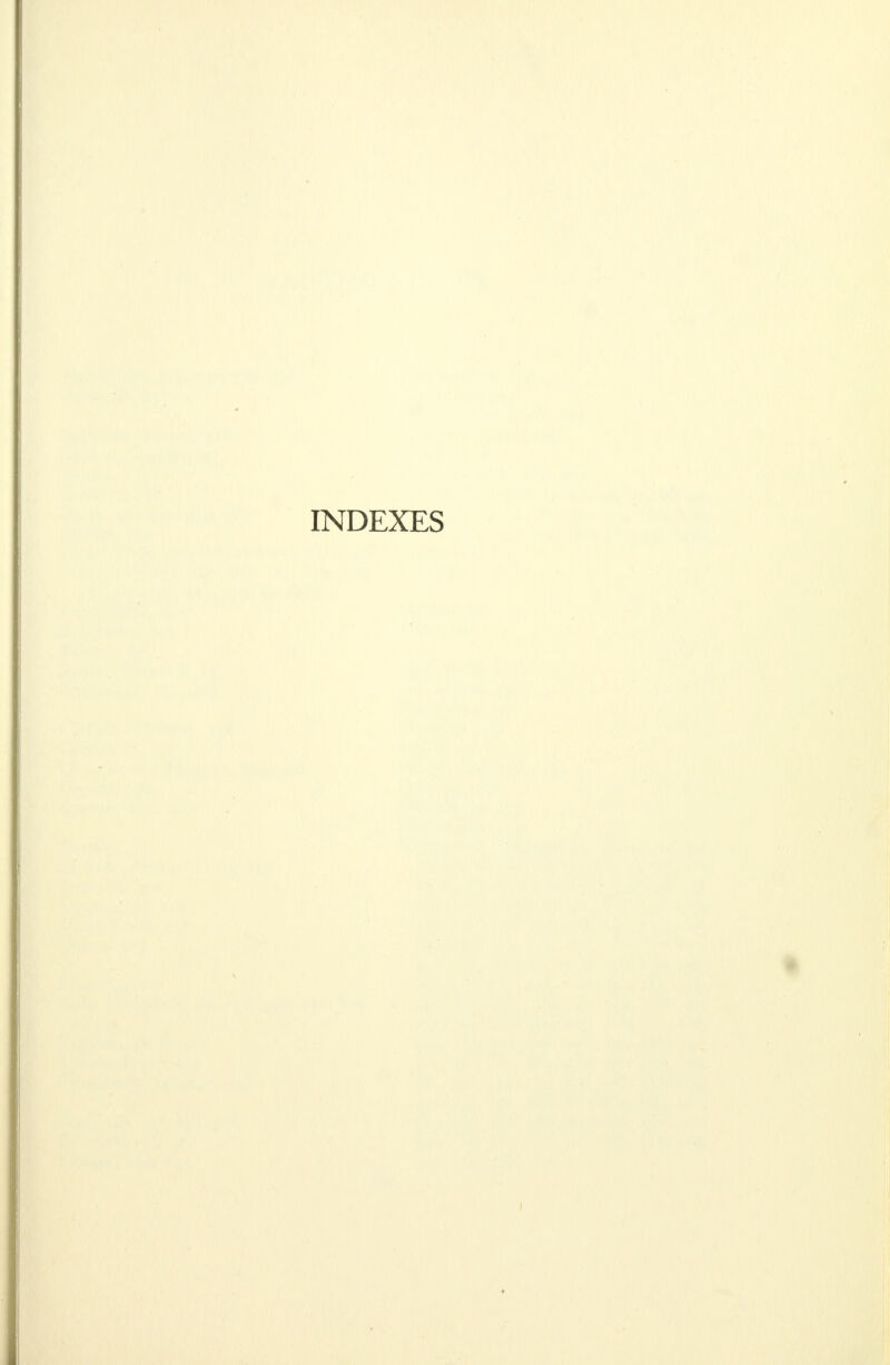 INDEXES