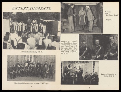 "Behind barbed wire : a photographic record of life in enemy prison camps". Printed booklet, 1942.