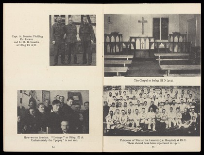 "Behind barbed wire : a photographic record of life in enemy prison camps". Printed booklet, 1942.