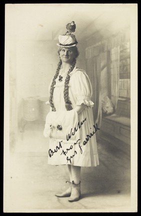 Gus Garrick in costume.