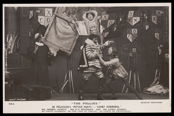 Morris Harvey, H. G. Pélissier, and Lewis Sydney in "Count Hannibal".