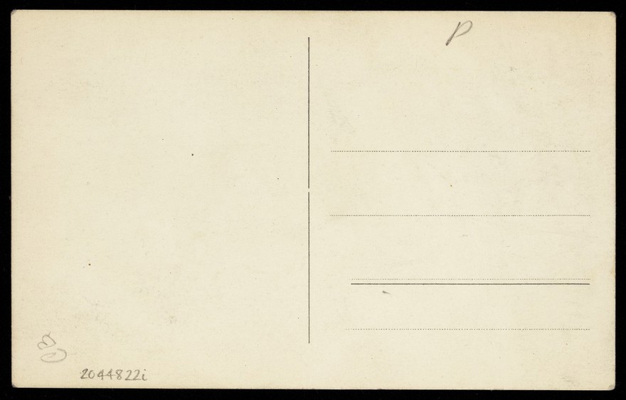 A quick-change performer known as "Lanzetta"; inset in many small portraits. Photographic postcard by F. Célis, 191-.