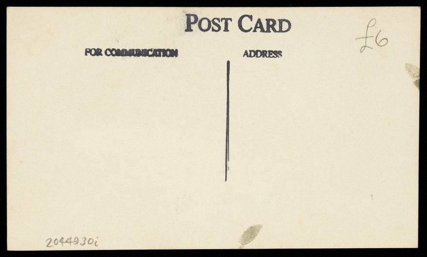 Tiki Carpenter in drag as "The dancing Australian". Photographic postcard, ca. 1927.