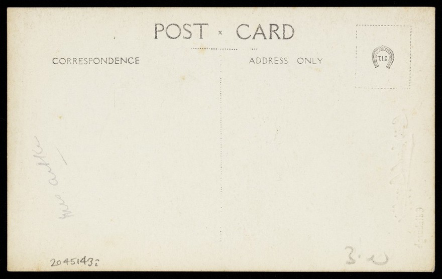 Ralph Mellor in drag. Photographic postcard by L.S. Langfier, 192-.