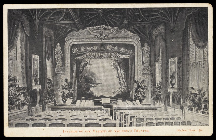 The theatre of the Marquis of Anglesey at Plas Newydd: interior.