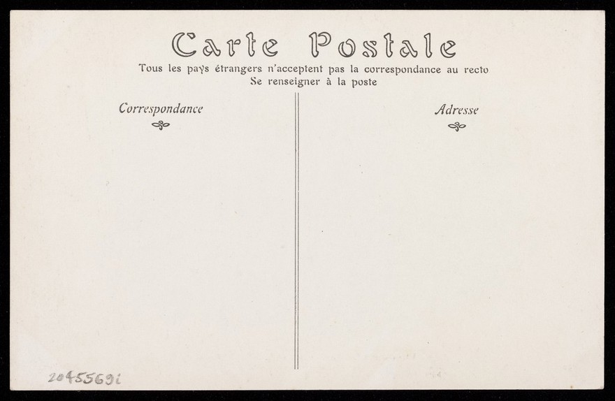Mercury discovering the caduceus. Photographic postcard by Neurdein frères after A. Idrac, 191-.