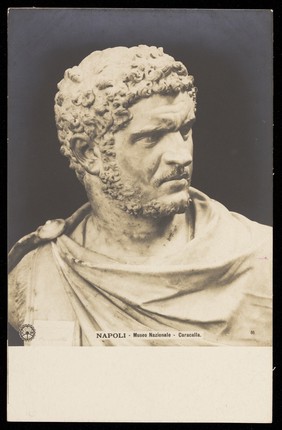 Caracalla. Photographic postcard, 191-.