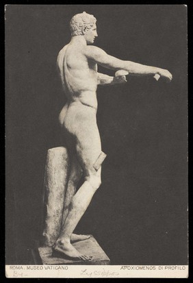 The Apoxyomenos. Process print, 191-.