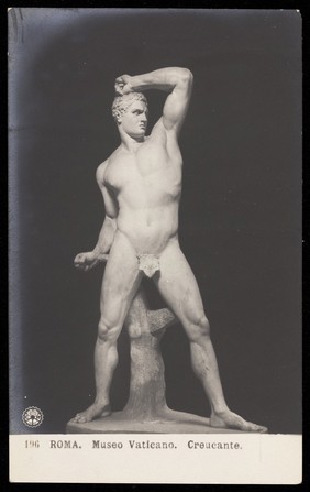 Creugas. Photographic postcard after A. Canova, 191-.