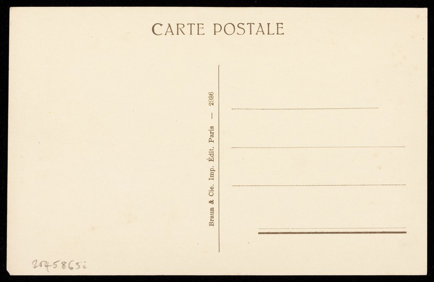 "The age of bronze". Process print after Auguste Rodin, 190-.