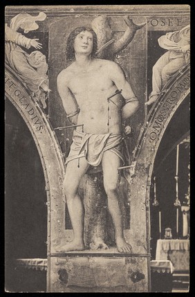 Saint Sebastian. Process print, 190-.