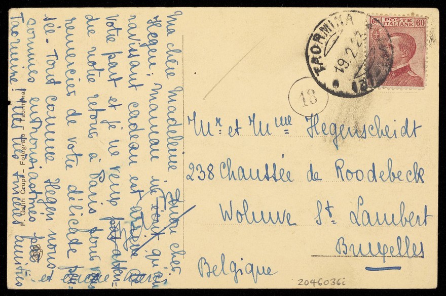 Taormina: ruins of the ancient Greek theatre. 