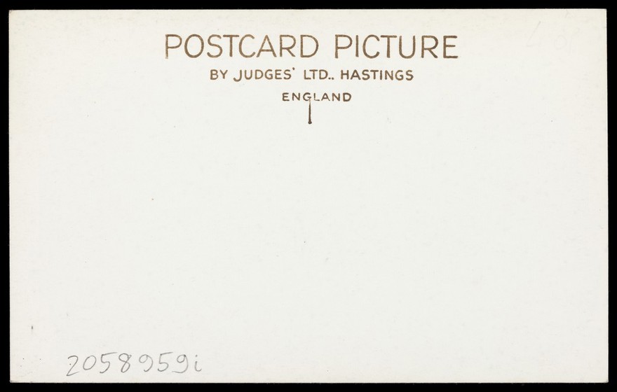 Clouds Hill, the residence of T.E. Lawrence. Photographic postcard, 19--.