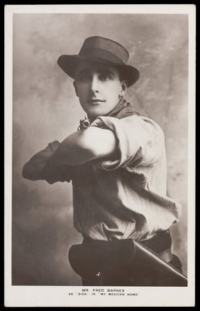 Fred Barnes. Photographic postcard, 19--.