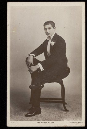 Harry Pilcer. Photographic postcard, 19--.