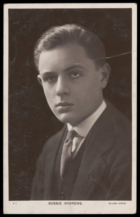 Bobbie Andrews. Photographic postcard by C. Harris, ca. 1920.