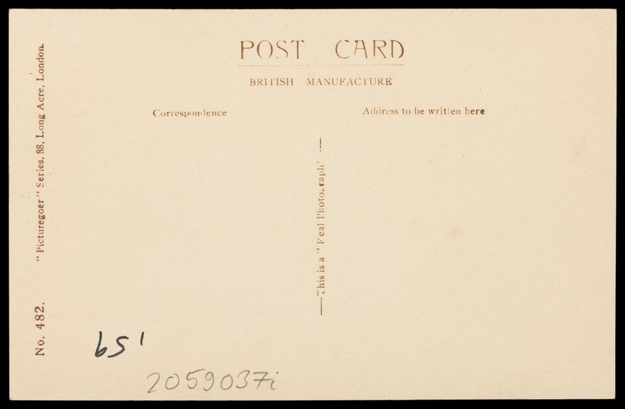 Colin Clive. Photographic postcard, 193-.