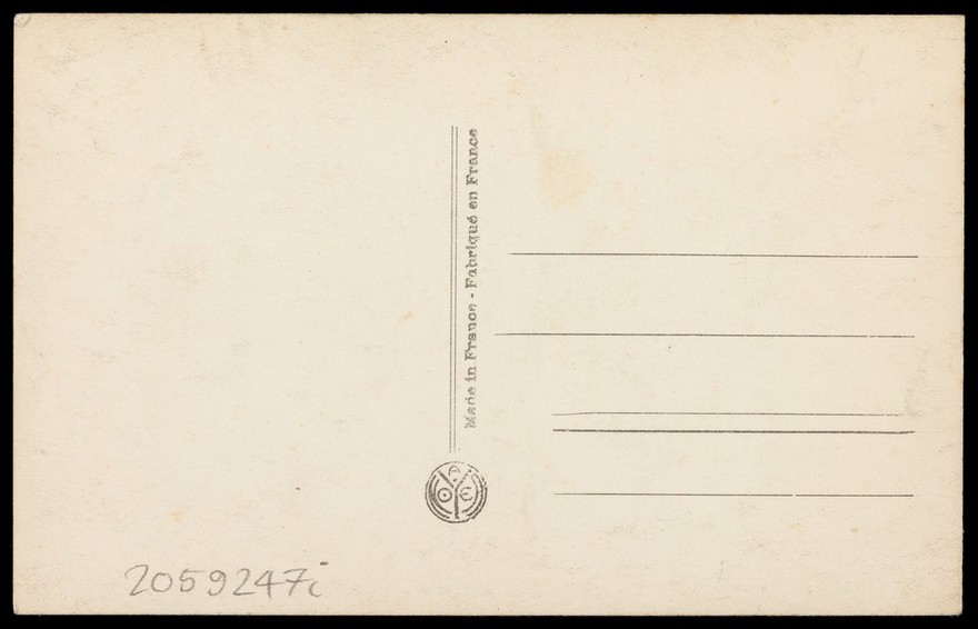 André Gide. Photographic postcard after H. Martinie, 192-.